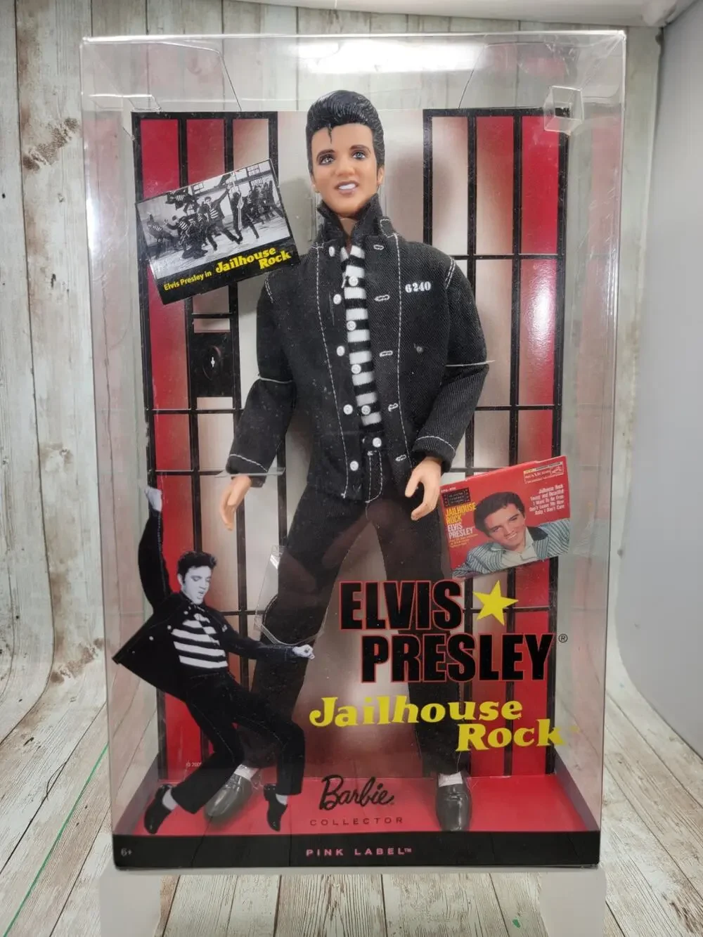 Mattel Elvis Presley Jailhouse Rock Barbie Collector Doll Pink Label NEW!!